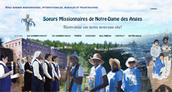 Desktop Screenshot of missionnaires-mnda.com